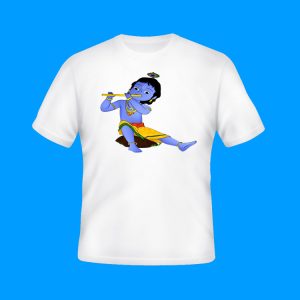 Krishna Printed Lycra T-Shirts